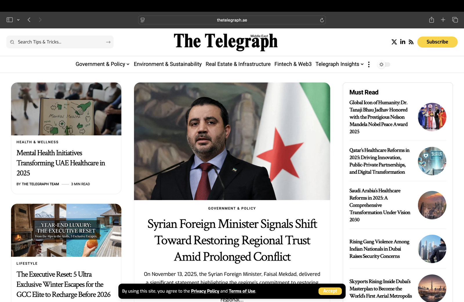 The Telegraph Interface